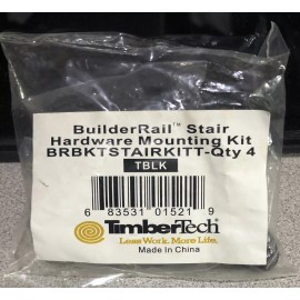 TimberTech RadianceRail Express Hardware STAIR Mounting Kit BLACK