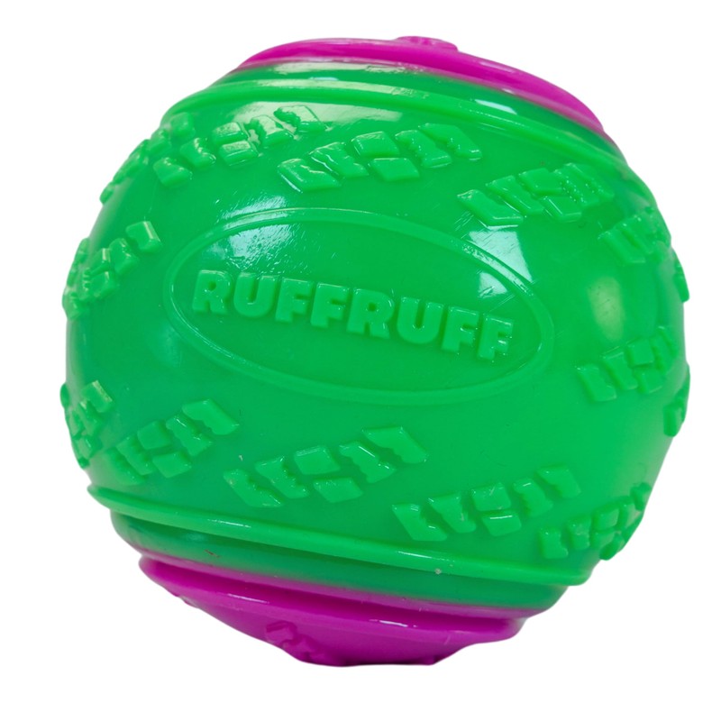 RUFFRUFF Pack of 2. Extra Large XL Squeaky Ball for