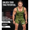 Exxact Sports Digital Camouflage Men's Wrestling Singlet, High-Performance Powerlifting Singlet,