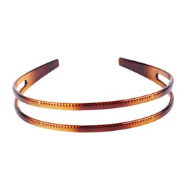 Healeved 6pcs Double Row Toothed Hair Bands Slip Hair Hoops for Women for Daily Use and Parties All Match