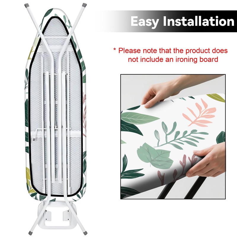 Ironing Board Cover, Standard Size 15" x 54" Thickly Padded