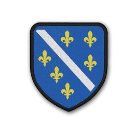 Copytec Patch Republic of Bosnia and Herzegovina Coat of Arms Royal Lily Dynasty #41668