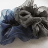 JewelVOX Hair Accessories, Plain, Organza, Big, See-through, Large, Black