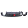 Promrmr Rear Bumper Lip Diffuser Splitter With Brake Light Black