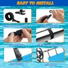 HUAREW 24Pcs Pool Solar Cover Reel Attachment Kit, Solar Blanket
