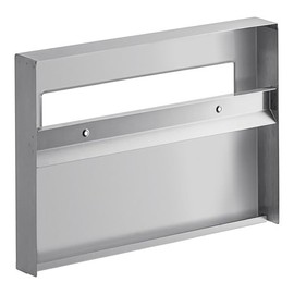 Stainless Steel Toilet Seat Cover Dispenser, Surface-Mount, 250 Capacity, 15.75W x 11H x 2D inches