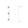 Walker Super Stick 1/2 x 3 Inches Straight Strips Hair