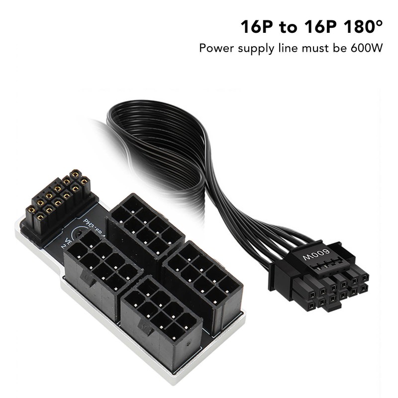 ATX 4 8P Up Angled Adapter 32P To 16P 600W