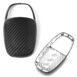 iJDMTOY Gloss Black Real Carbon Fiber Shift Knob Top Cover Shell Compatible with Dodge 2015-2023 Challenger or Charger Automatic Transmission