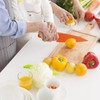 VAKTOK-3pcs Nylon Kitchen Knife Plastic Knives Nylon Kids Chef Knives