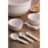 Mason Cash Rustic Charm Measuring Spoon Set 4-Piece Stoneware Set