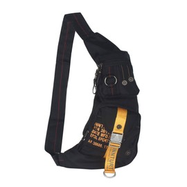 Innturt Nylon Body Bag Backpack, Medium-Black