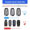 OFFCURVE Key Fob Cover with Keychain for Ford Fusion Explorer