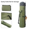 Allnice Durable Canvas Fishing Rod & Reel Organizer Bag Travel