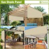 FLORALEAF 8'×12' Pergola Shade Cover Universal Replacement Canopy for Outdoor