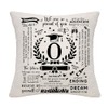 Graduation Gifts Initials Letters A-Z Throw Pillow Covers for Graduates