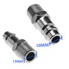 4-Piece 1/4 Inch BSP Quick Coupling Adaptor Plug Nipple for