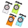 Flintronic 4Pcs Navigation Compass, Multifunctional Hiking Compass, Waterproof Pocket Compass