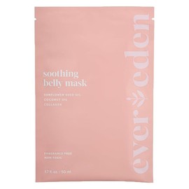 Evereden Soothing Belly Mask for Stretch Marks - One Size | 1 count | Belly Mask for Pregnancy | Clean Pregnancy Skincare | Non-toxic and Fragrance Free