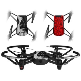 Skin Decal Wrap 2 Pack for DJI Ryze Tello Drone Urban Skull Drone NOT Included