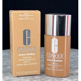 Clinique Even Better Makeup Broad Spectrum SPF 15 #WN80 tawnied beige-1 oz (NIB)