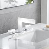 Sumerain 8 Inch Widespread Waterfall Bathroom Sink Faucet, 2 Lever