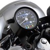 Daytona 15626 Motorcycle Mechanical Speedometer, Black Body, Black Panel, White