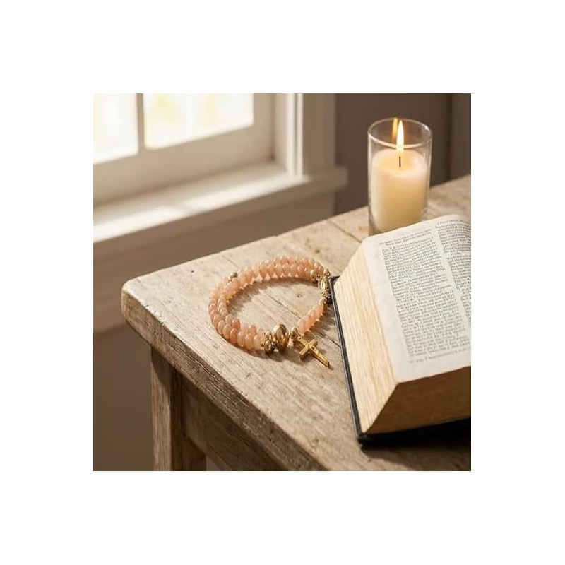Toar Xdhc Grace & Faith Rosary Bracelet for women Beads