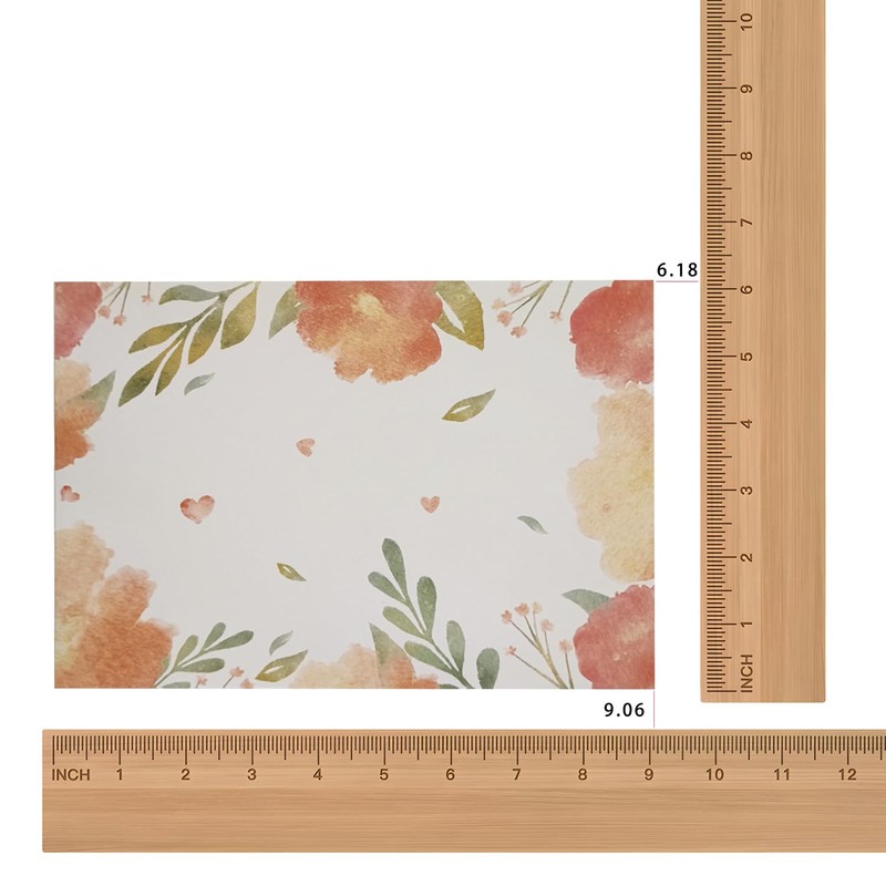 Tanshuqin 10 Pack Flower Envelopes 6.18 x 9.06 Inch Invitation