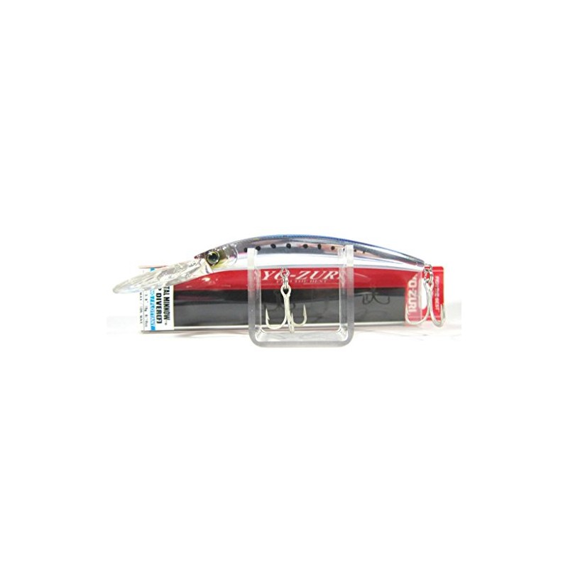 Yo-Zuri Crystal Minnow Deep Diver Lure, Holographic Sardine, 4-3/8-Inch