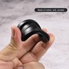 sourcing map Rubber Grommet Wire Protection Oval Double Sided Holder