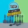 Tasty Everyday Pancake Turner with Flattened Edges, Extra Large Spatula,