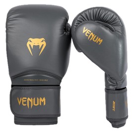 Venum Contender 1.5 Boxing Gloves - Grey/Gold - 14 Oz