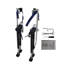 LiGuVCY Adjustable Drywall Stilts 36-48 Inch Aluminum Alloy Stilts for Painting or Cleaning Black