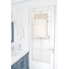Mkono Macrame Hanging Laundry Hamper with Over The Door Hooks