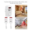 Wireless PIR Motion Sensor Detector Security Alarm System Remote Controls