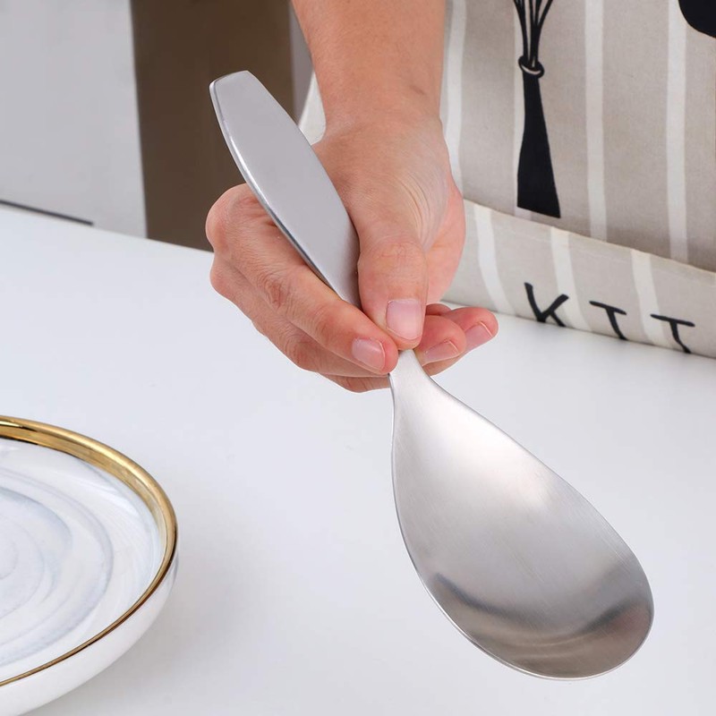 EDAR Service Spoon, Serving Astragalus, Rice Spoon, Easy to Scoop,