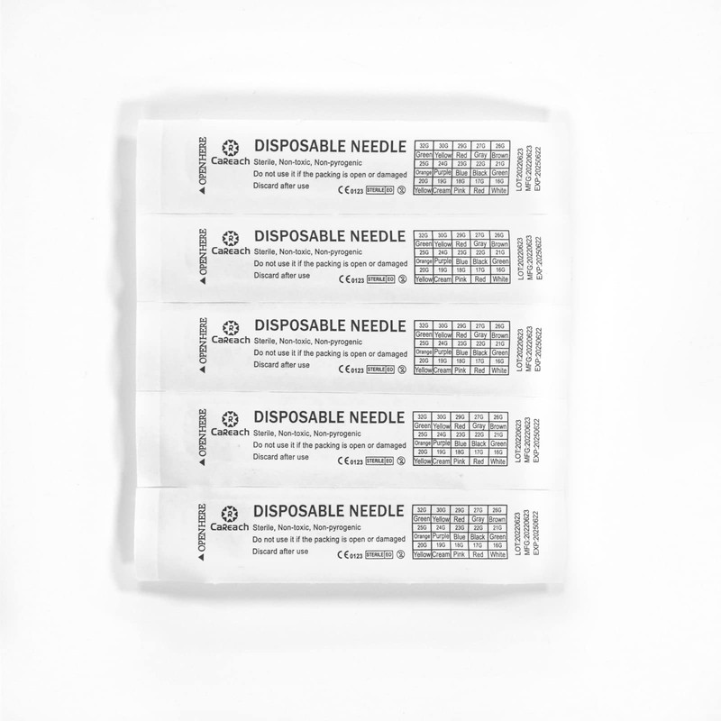 Careach 100pcs 27 Gauge 1.5 inch Needles for Industrial Lab