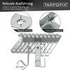 Tarpofix® Tarpaulin Hooks, Net Hooks with Rivets for Trailer Tarpaulin