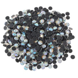 Perlin - Hotfix rhinestones, 14400 pieces, crystal AB, 2 mm SS6 AAA quality, crystal AB, iron-on, hot glue, glitter stones, rhinestone glass rhinestone beads, 400
