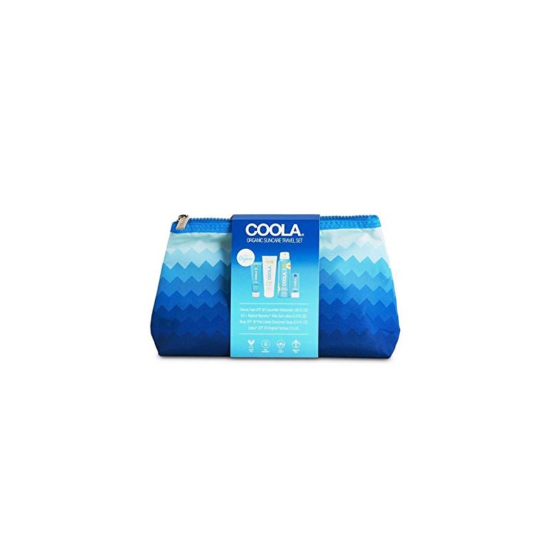 COOLA Organic Suncare, 4 Piece Organic Suncare Travel Set, TSA