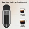 CHULUX Compact Espresso Machine, 20 Bar Single Serve Coffee Maker,