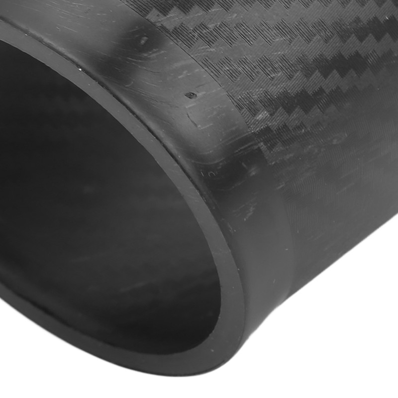 Turbo Air Intake Pipe Funnel Kit Universal Rubber Carbon Fiber
