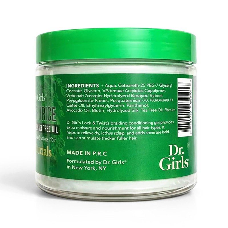 Dr Girls Super Grow Loc & Twists Braiding Conditioning Gel/9.8oz/