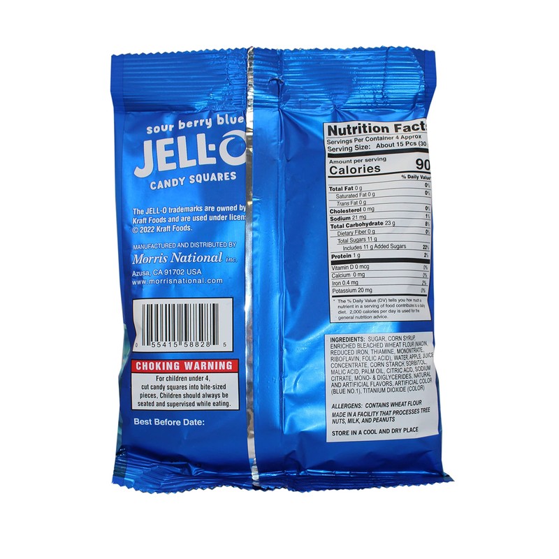 Morris National Inc JELL-O™ Sour Candy Squares | Sour Berry
