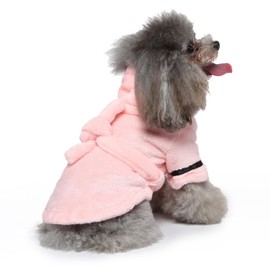 Pet Bathrobe, Quick Drying Super Absorbent Dog Bathrobe for Large Medium Small Dogs