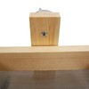 Wooden Mini Window Screen Bird Feeder – Handcrafted Eastern White