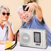 Annadue Portable Radio, AM FM Pocket Radio Built in Speaker,