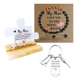 Boyfriend Gifts - Valentines Gifts for Him, Anniversary Present for Him, Gifts for Boyfriends, Gifts for Husband, Husband Birthday Gifts, Meaningful Gifts for Him, I Love You Gifts for Him My Man