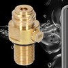 M18x1.5 Thread CO2 Cylinder Refill Adapter Pin Valve Converter Accessories